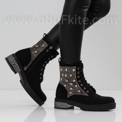 ДАМСКИ БОТИ - 2409-303202610 BLACK