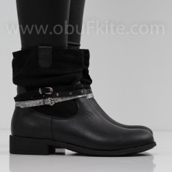 ДАМСКИ БОТИ - 2409-92532153202216 BLACK