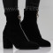 ДАМСКИ БОТИ НА ТОК - 2409-16203226 BLACK