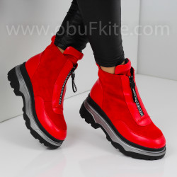 ДАМСКИ БОТИ - 0110-2605204403 RED
