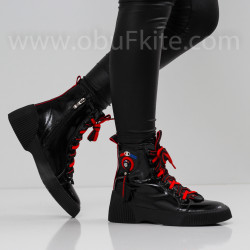 ДАМСКИ БОТИ - 0110-052204309 BLACK