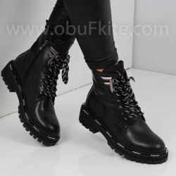 ДАМСКИ БОТИ - 0110-832204311 BLACK