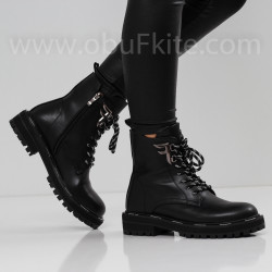 ДАМСКИ БОТИ - 0110-832204311 BLACK