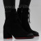ДАМСКИ БОТИ НА ТОК - 0110-2899204218 BLACK