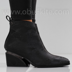 ДАМСКИ БОТИ НА ТОК - 0110-316204138 BLACK