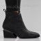 ДАМСКИ БОТИ НА ТОК - 0110-316204138 BLACK