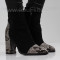 ДАМСКИ БОТИ НА ТОК - 0110-6517203940 BLACK