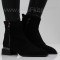ДАМСКИ БОТИ НА ТОК - 0110-57204043 BLACK