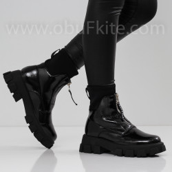 ДАМСКИ БОТИ - 0110-3511203447 BLACK