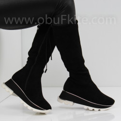 ДАМСКИ БОТУШИ - 0110-066204851 BLACK