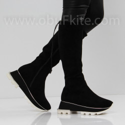 ДАМСКИ БОТУШИ - 0110-066204851 BLACK