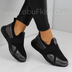 ДАМСКИ МАРАТОНКИ - 1809-790201806 BLACK/PLATIN