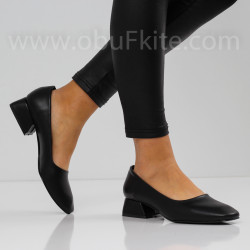 ДАМСКИ ОБУВКИ НА ТОК - 1910-842201510 BLACK-PU