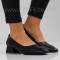 ДАМСКИ ОБУВКИ НА ТОК - 1910-842201510 BLACK-PU