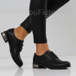 ДАМСКИ ЕЖЕДНЕВИ ОБУВКИ - 1910-421201614 BLACK-PU