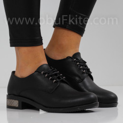 ДАМСКИ ЕЖЕДНЕВИ ОБУВКИ - 1910-421201614 BLACK-PU