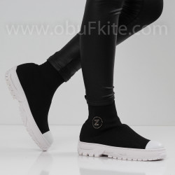 ДАМСКИ КЕЦОВЕ - 1910-800202219 BLACK-WHITE