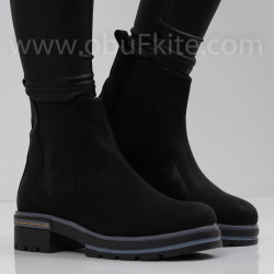 ДАМСКИ БОТИ - 1910-450202125 BLACK-PU
