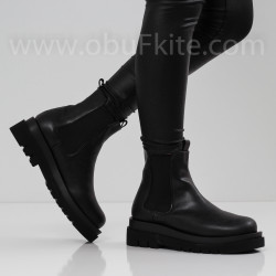 ДАМСКИ БОТИ - 1910-4602202929 BLACK-PU