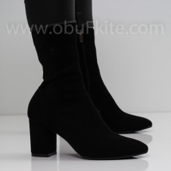 ДАМСКИ БОТИ НА ТОК - 1910-800202439 BLACK