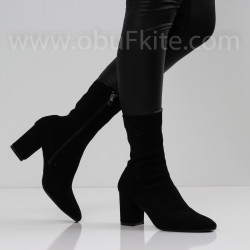ДАМСКИ БОТИ НА ТОК - 1910-800202439 BLACK