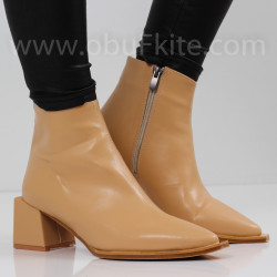 ДАМСКИ БОТИ НА ТОК - 1910-7010202446 BEIGE