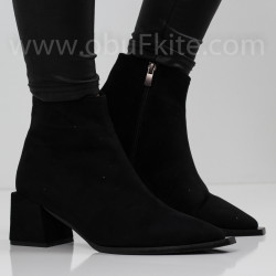 ДАМСКИ БОТИ НА ТОК - 1910-7010202446 BLACK