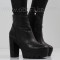ДАМСКИ БОТИ НА ТОК - 1910-228202747 BLACK-PU