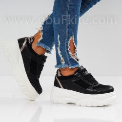 ДАМСКИ ЕЖЕДНЕВНИ ОБУВКИ НА ПЛАТФОРМА - 27081907 BLACK