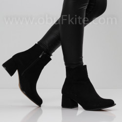 ДАМСКИ БОТИ НА ТОК - 1910-7002202053 BLACK