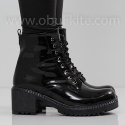 ДАМСКИ БОТИ НА ТОК - 1910-060202256 BLACK-LACI