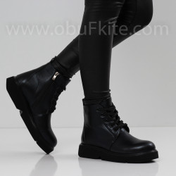 ДАМСКИ БОТИ - 1910-14000202262 BLACK-PU