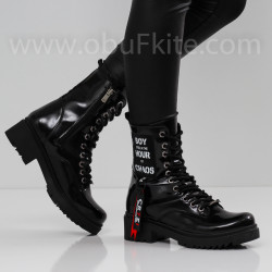 ДАМСКИ БОТИ - 1910-4060202563 BLACK-LACI
