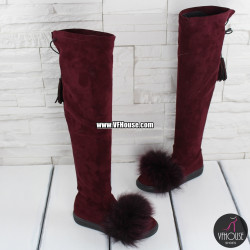 Дамски чизми 0812-041732 Red