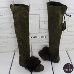 Дамски чизми 0812-041732 Green