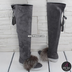 Дамски чизми 0812-041732 Gray