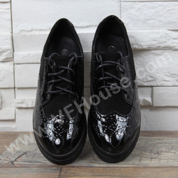 Обувки 16-2109 6808 Black