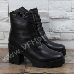 ДАМСКИ БОТИ ЕСТЕСТВЕНА КОЖА 16-2209 5930 Black