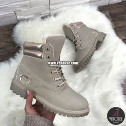 Дамски боти 2411-3911719 Beige