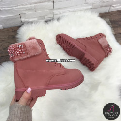 Дамски боти 2411-3921720 Pink