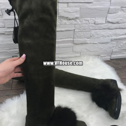 Дамски чизми 0812-041732 Green
