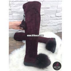 Дамски чизми 0812-041732 Red