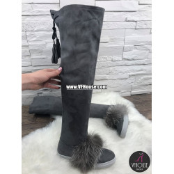 Дамски чизми 0812-041732 Gray