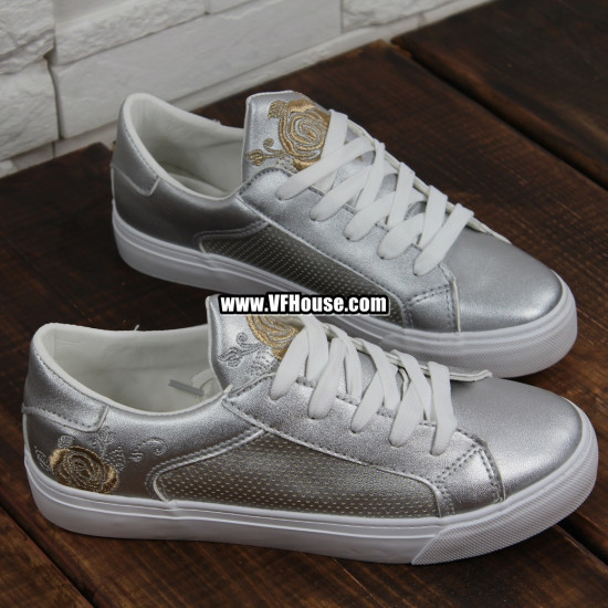 Обувки 17-1002 LK-1 Silver