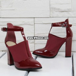 ДАМСКИ ОБУВКИ НА ТОК 17-1402 R296 Red