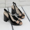 Сандали 17-1402 D818 Black-Beige