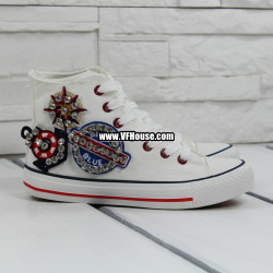 Дамски кецове 17-0303 AD723 White