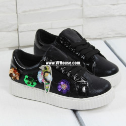 Дамски кецове 17-0303 5207 Black