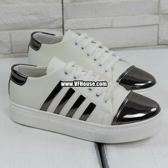 Дамски обувки 17-1603 03 White-Black