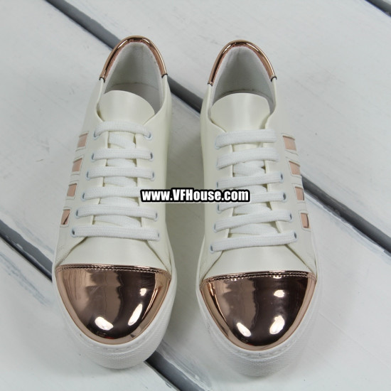 Дамски обувки 17-1603 03 White-RoseGold